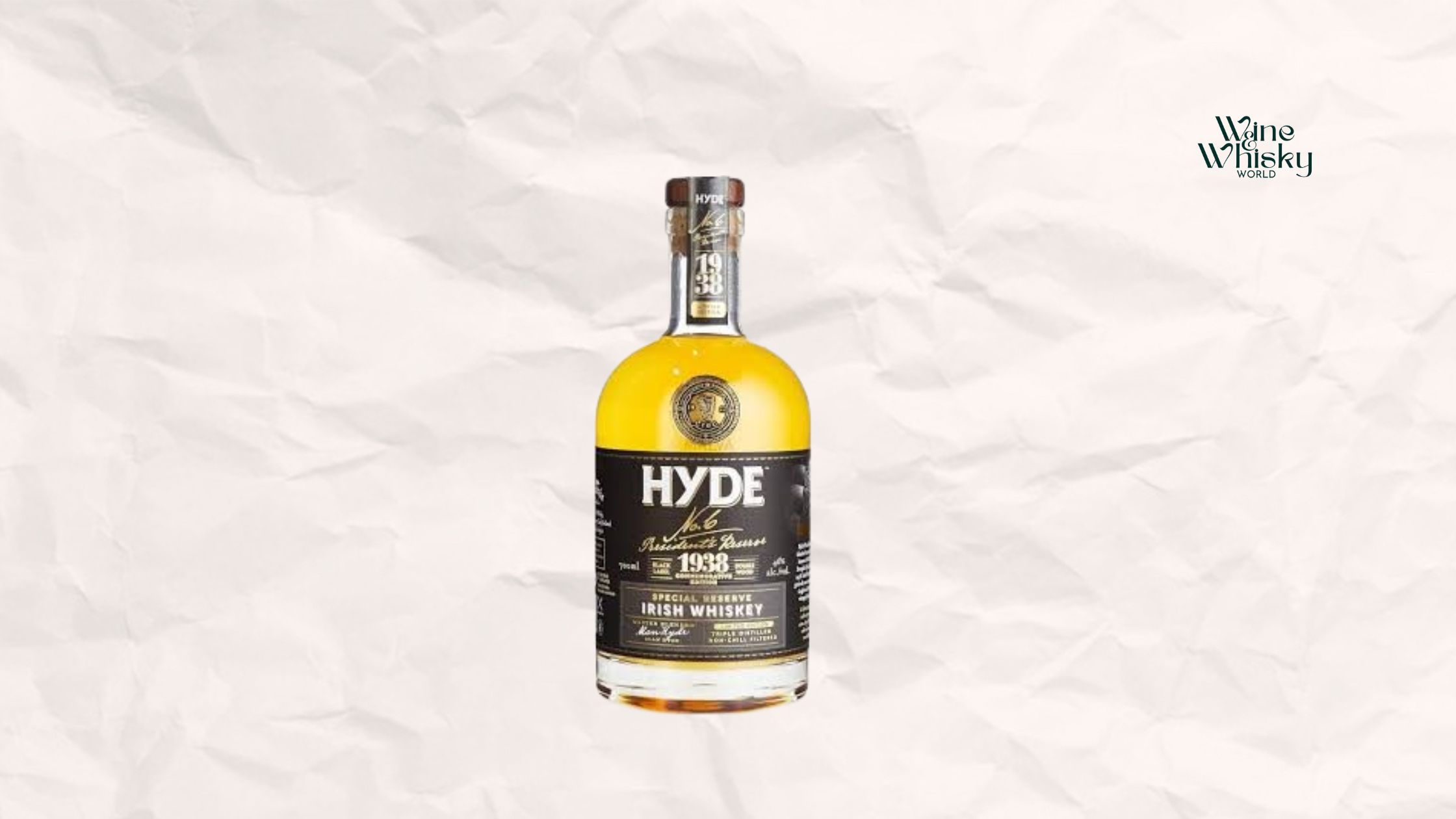 Hyde No. 6 (Blended Irish Whiskey - Ireland) with winewhiskyworld logo